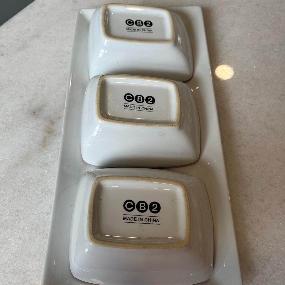 CB2 trio serving dish - Picture 3 of 4
